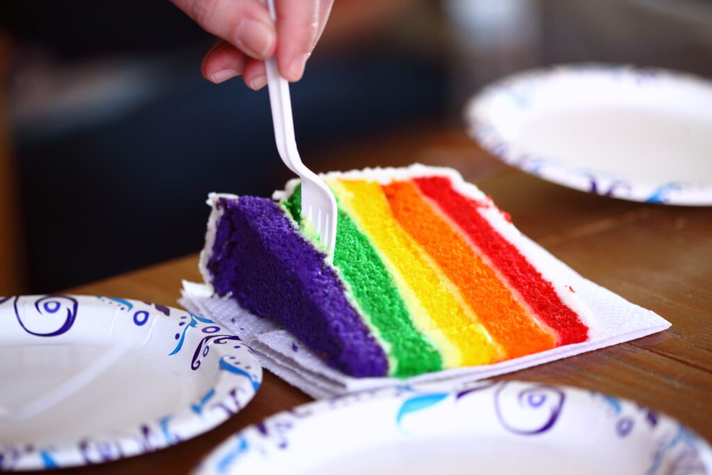 Rainbow cake