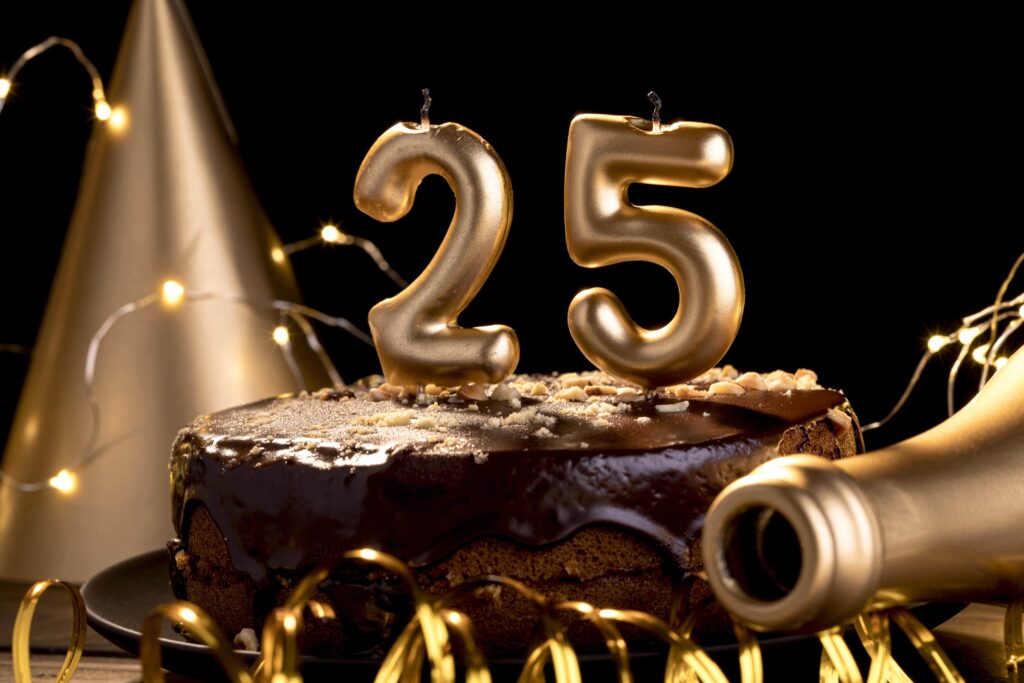 25th Anniversary cake