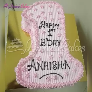 1st Birthday Cake Delivered in Mohra