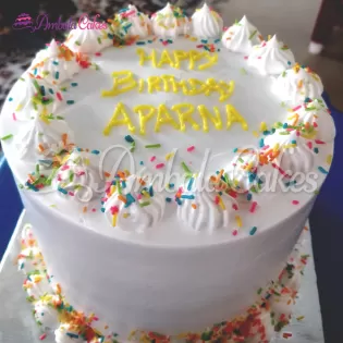 7 Layers Rainbow Cake Delivered in Shahabad Markanda