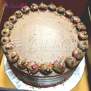 7 Layers Chocolate Rainbow Cake Delivered in Derrabasi