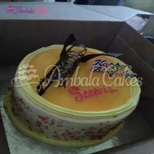 Decorative Butterscotch Cake Delivered in Mohra