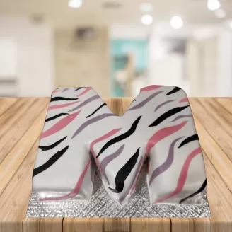 M Alphabet Fondant Cake