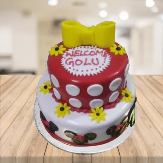 Mickey Mouse 2 Tier Cake