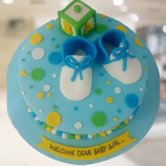New Born Baby Cake