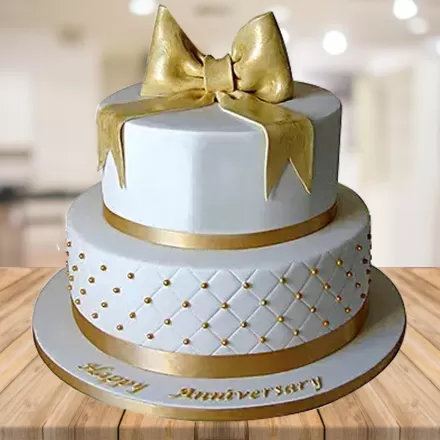 Buy 2 Tier Love Party Fondant Cake Online | Chef Bakers-nextbuild.com.vn