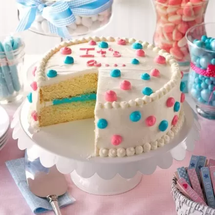 Gender Reveal Cake