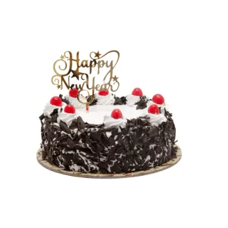 New Year Blackforest Cake