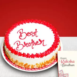Best Brother Cake for Rakhi