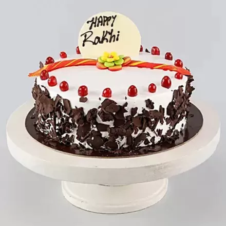 Black Forest Rakhi Cake