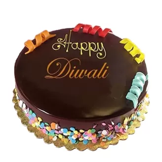Chocolate Diwali Cake