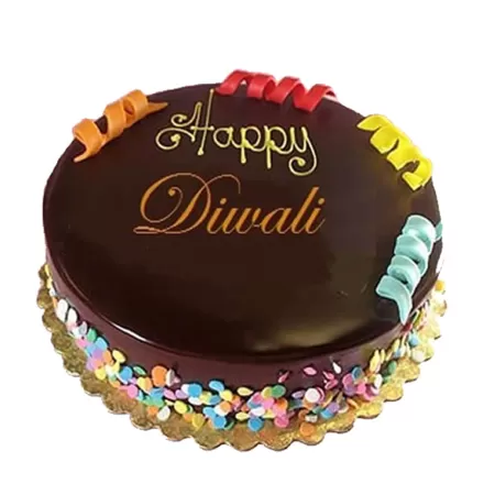 Chocolate Diwali Cake