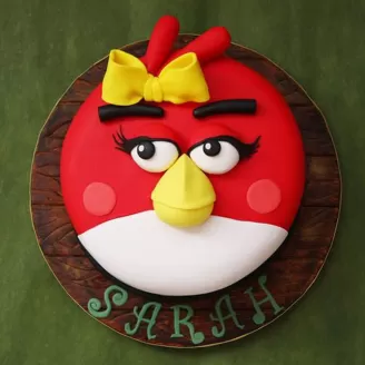 Cute Angry Birds Cake