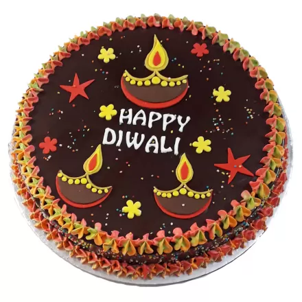 Delicious Chocolate Cake for Diwali