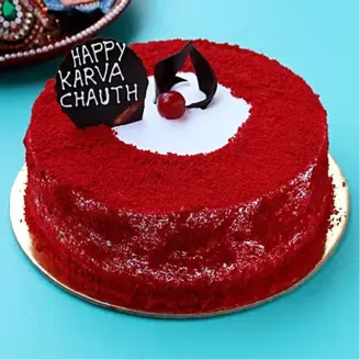 Delicious Karwa Chauth Cake