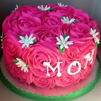 Designer Floral Chocolate Cake