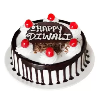 Diwali Blackforest Cake