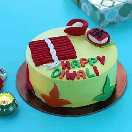 Diwali Special Cracker Theme Cake