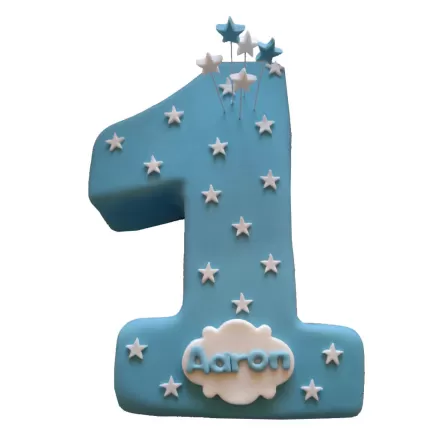 First Birthday Digit Cake