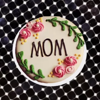 Flowers Theme Cake for Mom