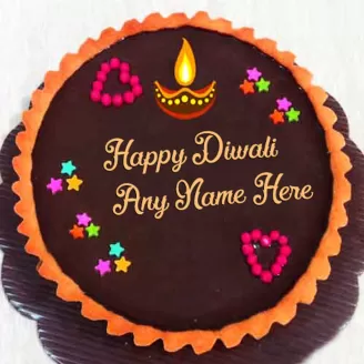 Happy Diwali Chocolate Cake