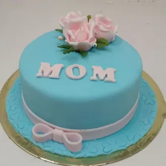 Happy Mother's Day Fondant Cake