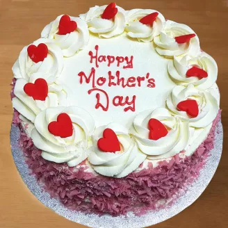Happy Mother's Day Vanilla Cake