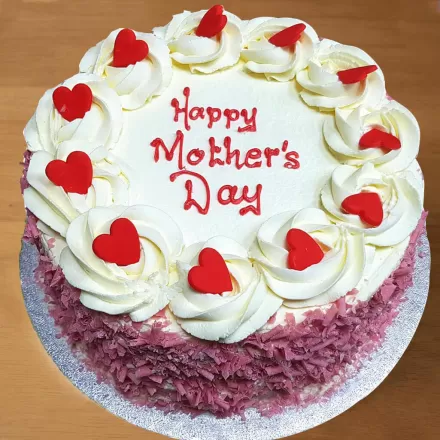 Happy Mother's Day Vanilla Cake
