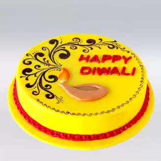 Mango Diwali Cake