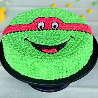 Ninja Turtle Cream Cake