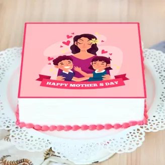 Photo Cake for Mother's Day