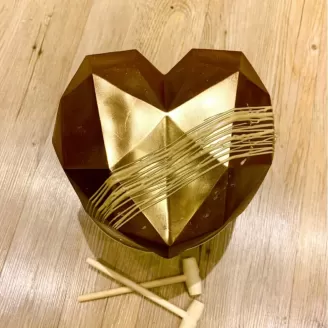 Pinata Heart Chocolate Cake