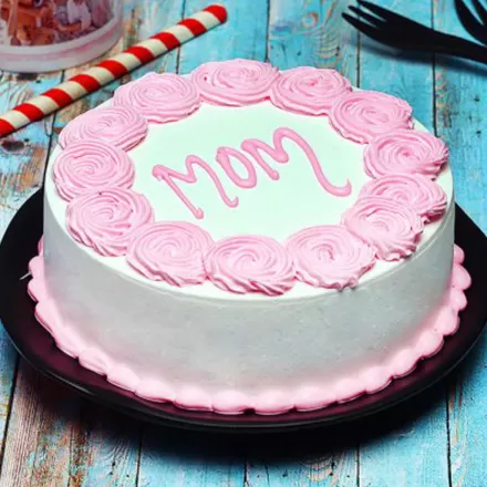 Pink Theme Cake for Mom