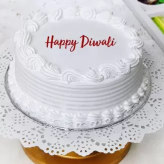 Vanilla Cake for Diwali