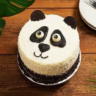 White Panda Butterscotch Cake