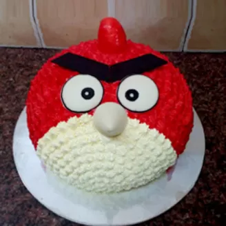 Yummy Angry Birds Cake