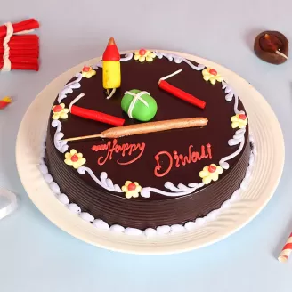 Yummy Diwali Chocolate Cake