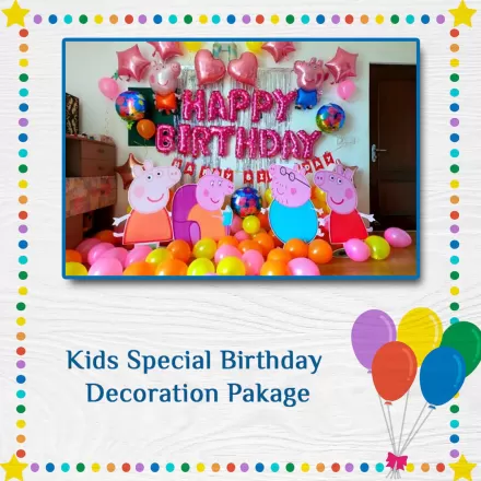 Kids Special Birthday Decoration Package