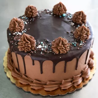 Dark Truffle Chocolate Cake