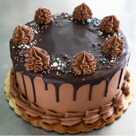 Dark Truffle Chocolate Cake