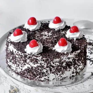 Black Forest Dark Chocolate Cake