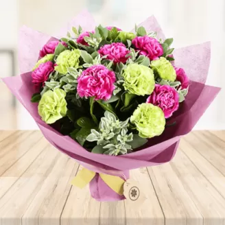 Bouquet of 15 Mix Carnations