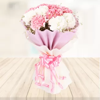 7 Mix Carnations Bouquet
