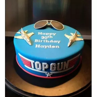 Top Gun Birthday Cake