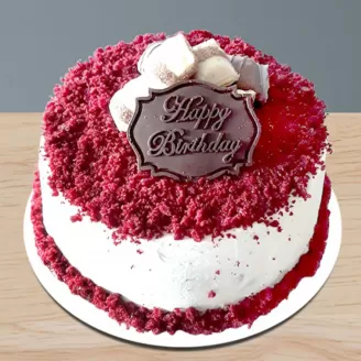 Lovely Red Velvet Heart Shape