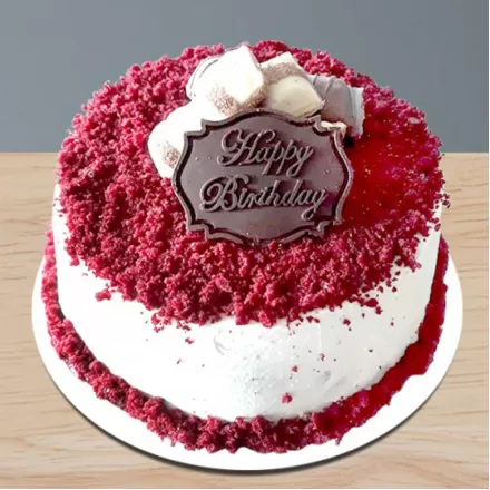 Lovely Red Velvet Heart Shape