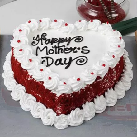 Mother Day Red Velvet Cake