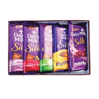 Pack Of 5 Dairy Milk Silk