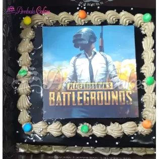 Pubg Photo Cake delivered in Barara