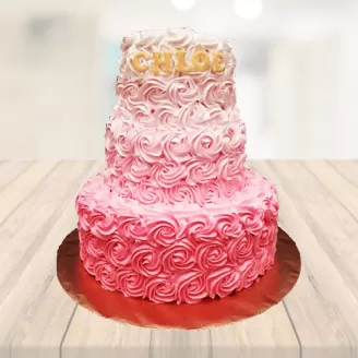 Victoria Rose 3 Tier Cake